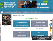 Tablet Screenshot of mfr-rousset.com